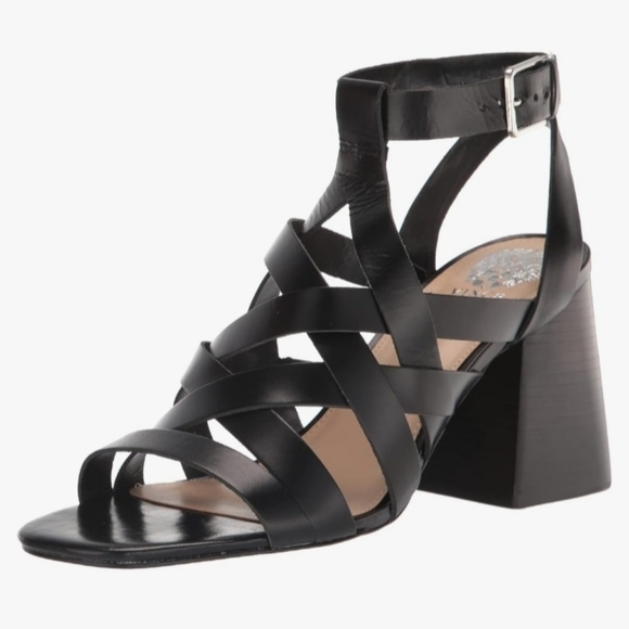 Vince Camuto Black Strappy Women's Sandals Size 5 NWT - Picture 3 of 13